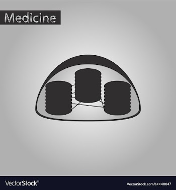 Black and white style icon of chloroplast vector image