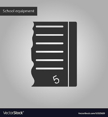 Black and white style icon of exam score excellent vector image