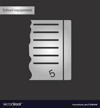 Black and white style icon of exam score excellent vector image