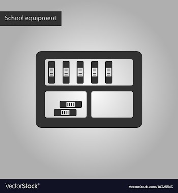 Black and white style icon of folder shelf vector image