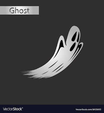Black and white style icon of ghost vector image