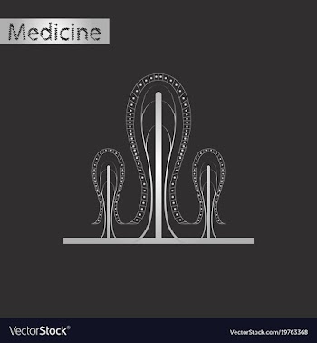 Black and white style icon of intestinal villi vector image