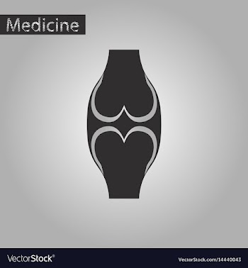 Black and white style icon of joint vector image