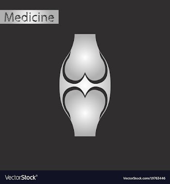 Black and white style icon of joint vector image