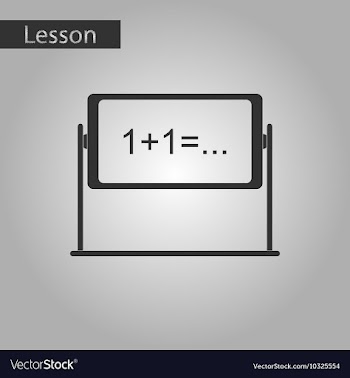 Black and white style icon of school blackboard vector image