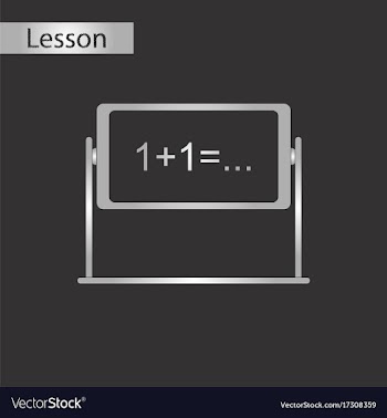 Black and white style icon of school blackboard vector image