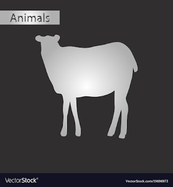 Black and white style icon of sheep vector image