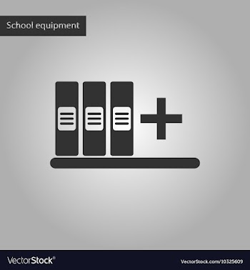 Black and white style icon of shelf folder vector image