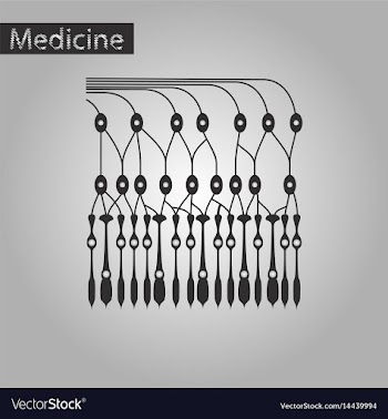Black and white style icon of structure retina vector image