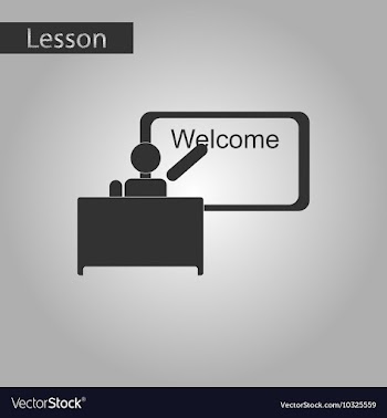 Black and white style icon of table board teacher vector image