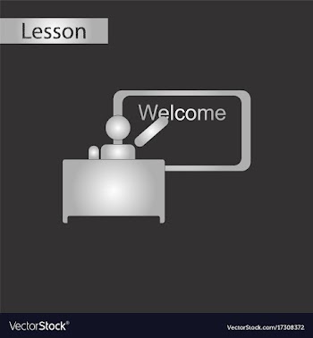 Black and white style icon of table board teacher vector image