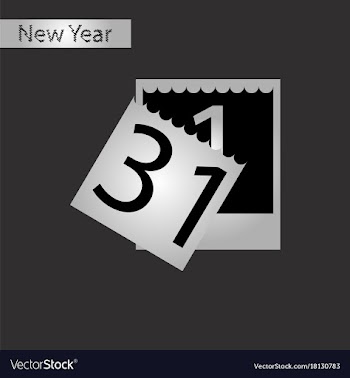 Black and white style icon of tear-off calendar vector image