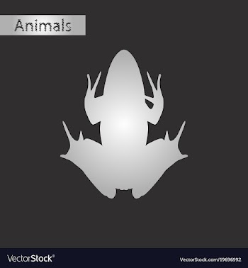 Black and white style icon of toad vector image
