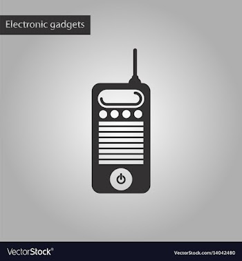 Black and white style icon old cell phone vector image