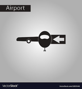 Black and white style icon passengers boarding vector image