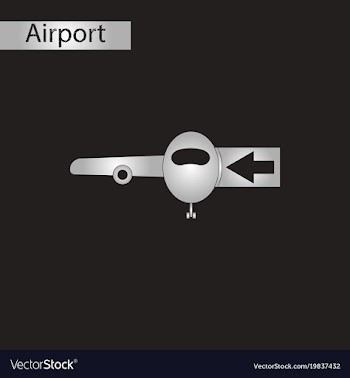 Black and white style icon passengers boarding vector image