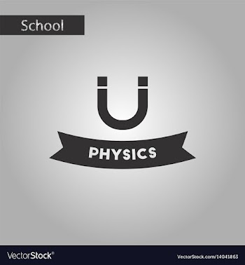 Black and white style icon physics lesson vector image