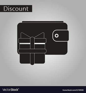 Black and white style icon purse gift vector image