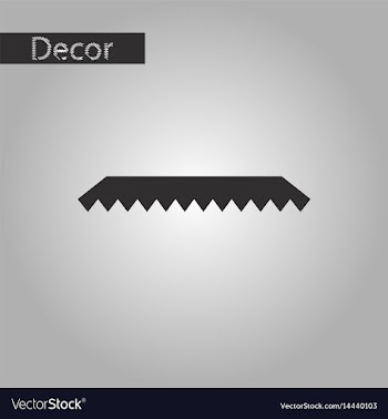 Black and white style icon roof awning vector image