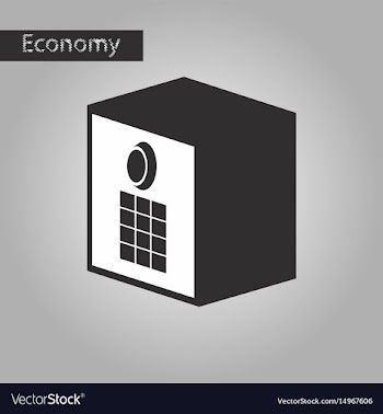 Black and white style icon safe vector image