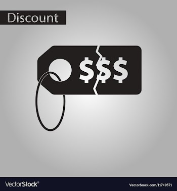 Black and white style icon sale tag vector image