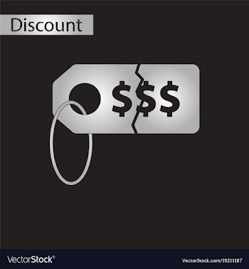 Black and white style icon sale tag vector image