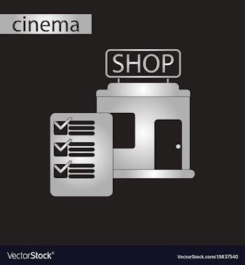 Black and white style icon shop form vector image