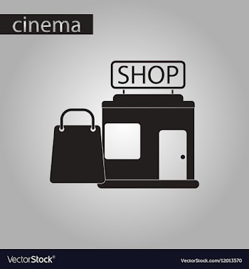 Black and white style icon shop package vector image