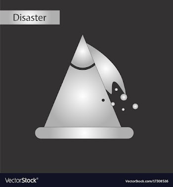 Black and white style icon snow avalanche vector image