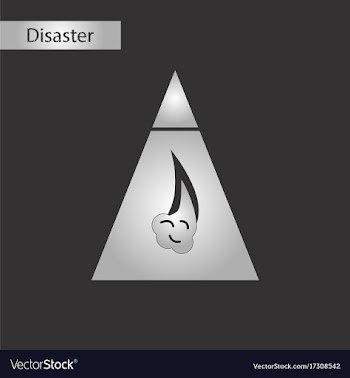 Black and white style icon snow avalanche vector image