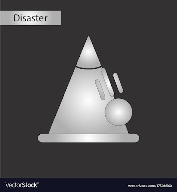 Black and white style icon snow avalanche vector image