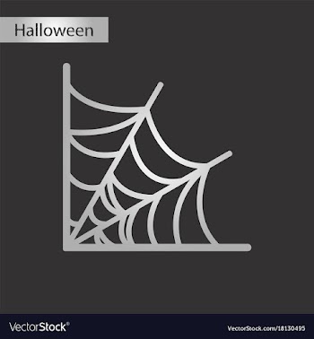 Black and white style icon spiders web vector image
