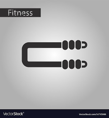 Black and white style icon sports expander vector image