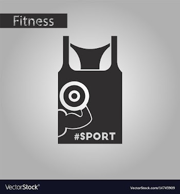 Black and white style icon sports shirt vector image