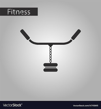Black and white style icon sports simulator vector image