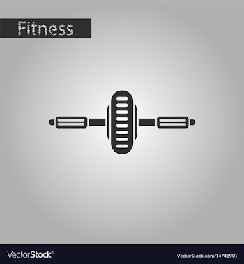 Black and white style icon sports simulator vector image