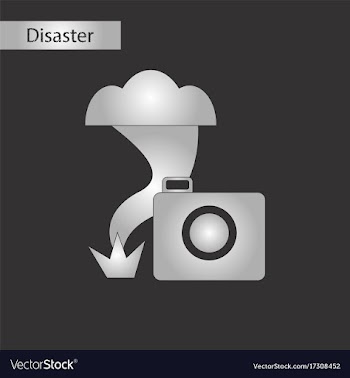 Black and white style icon tornado camera vector image