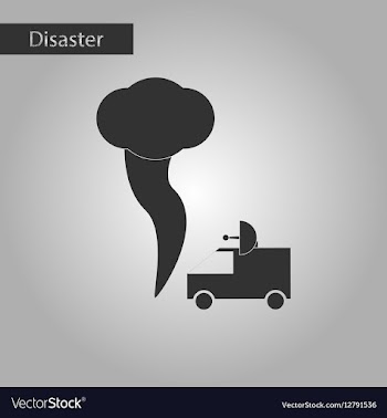 Black and white style icon tornado car vector image