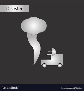 Black and white style icon tornado car vector image