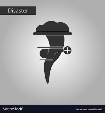 Black and white style icon tornado helicopter vector image