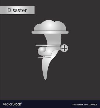 Black and white style icon tornado helicopter vector image