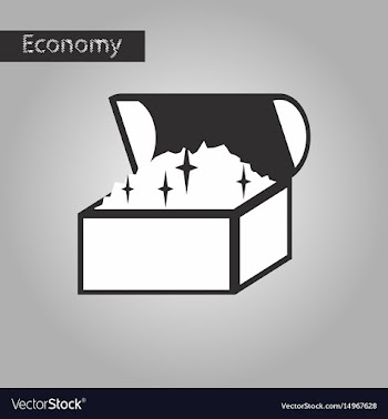 Black and white style icon treasure chest vector image