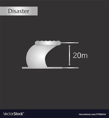 Black and white style icon wave height vector image
