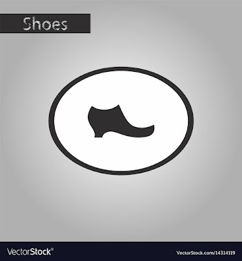 Black and white style icon women boot vector image