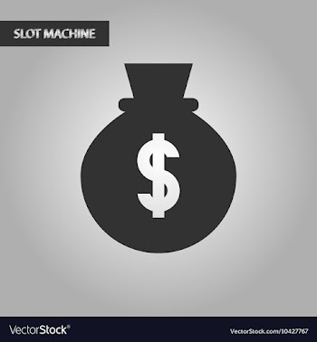 Black and white style money bag vector image