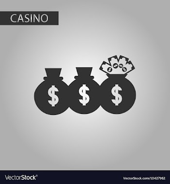 Black and white style money bag vector image
