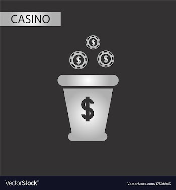 Black and white style money bag vector image