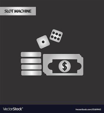 Black and white style money dice chips vector image
