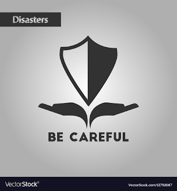 Black and white style nature careful hand shield vector image