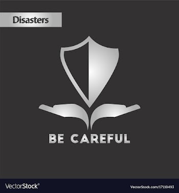 Black and white style nature careful hand shield vector image